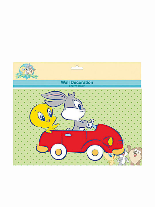 Kids Wall Decor Red Car 309436 25εκ.