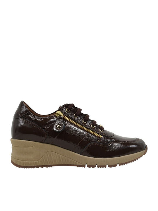 Ragazza Damen Sneakers Coffee