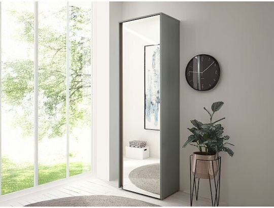 Elbsori 161 Μονόφυλλη Ντουλάπα με Καθρέπτη 60x40x200cm Elbsori 161 Μονόφυλλη Ντουλάπα με Καθρέπτη 60x40x200cm