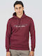 Sweatshirt mit Kapuze Wein