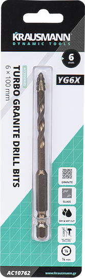 Krausmann Carbide Drill for Glass, Tiles and Masonry 5x95mm
