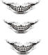 Set of 3 Semi-permanent Tattoos Zola Halloween Monster Design