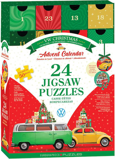 Volkswagen Advent Calendar 24 Puzzles 50 Pieces
