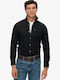 Long-sleeved Cotton Shirt Black