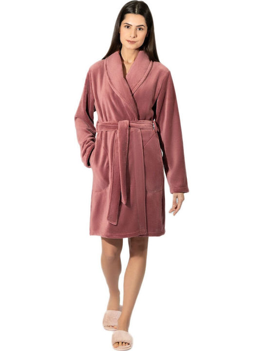 Harmony Winter Women's Robe Pink