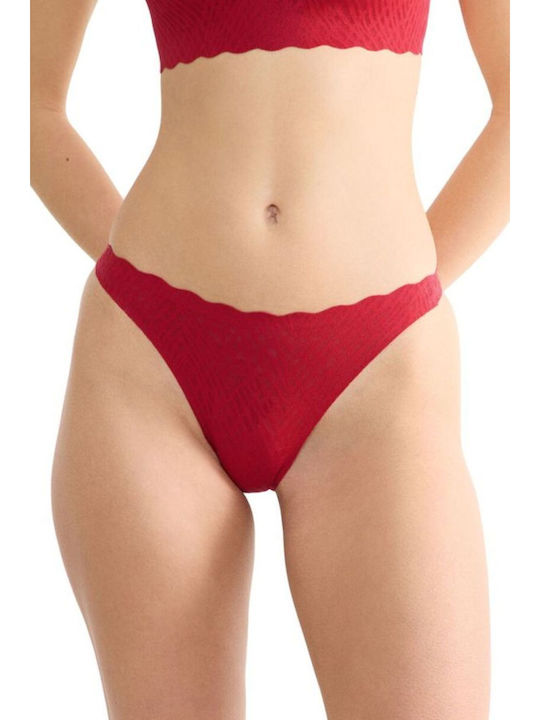 Feel Bliss Femeie Șir de caractere fără cusături Red