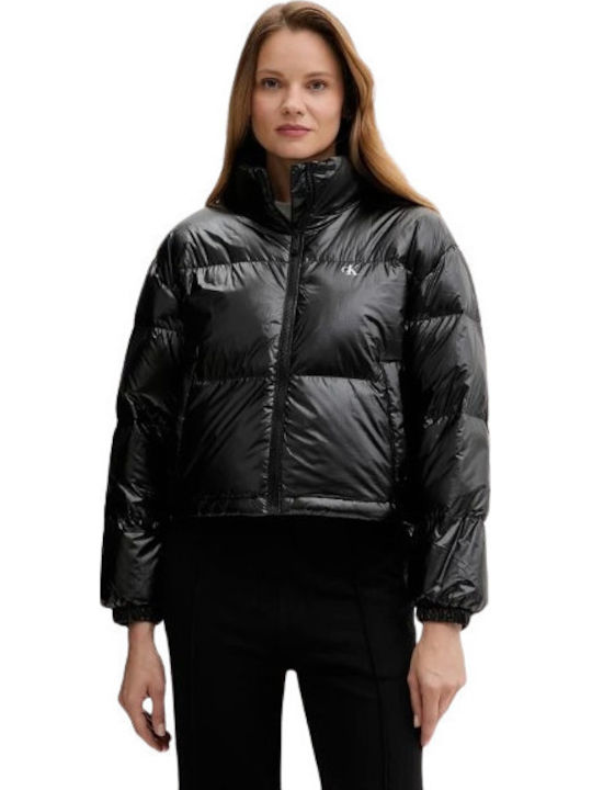 Calvin Klein Women's Crop Puffer Jacket for Win...