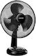 MPM Ventilator De Masă 33W Negru