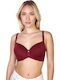 Celebration Bra with Light Padding Bordeaux