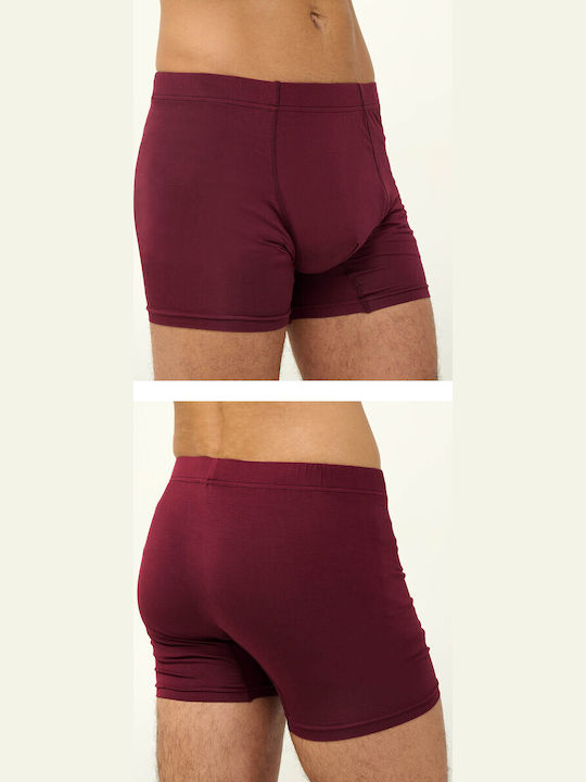 Vamp Herren Boxershorts Bordeaux 1Packung