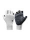 Rockbros Half Finger Cycling Gloves Adults White
