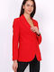 Nana Love Long Women's Waisted Blazer Red