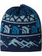 Cabin Beanie Unisex Σκούφος Πλεκτός σε Μπλε χρώμα