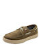 Men's Synthetic Leather Boat Shoes Brown