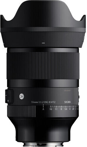 Sigma Kameraobjektiv 35mm f/1.2 DG II Art Festbrennweite für Sony E Mount Black