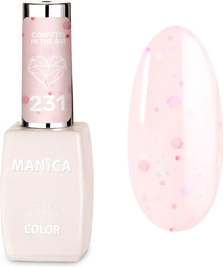Manica Lustruirea De Lungă Durată Glossy Top Coat Confetti In The Air 231 10ml