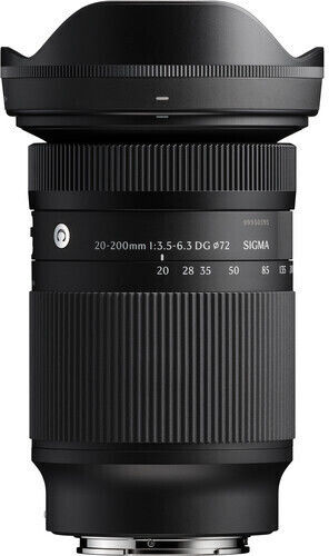 Sigma Obiectiv Foto 20-200mm f/3.5-6.3 DG Contemporary Fix pentru Montura Magazin online Sony E Black
