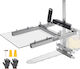 Portable Log Saw Vevor Portable Saw Fits Planer Bars 41-51 Cm Crosscut Wood Guide Shield Cutting Thickness 0.2-11.81 In 0.5-30.0 Cm Log Saw Set for Woodworkers