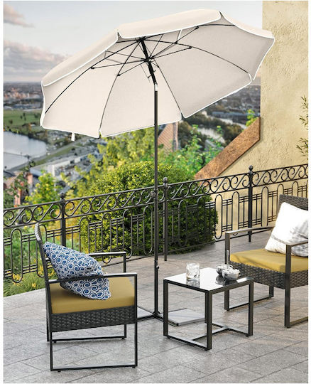 Metallic Beige Parasol Metallic Beige Parasol
