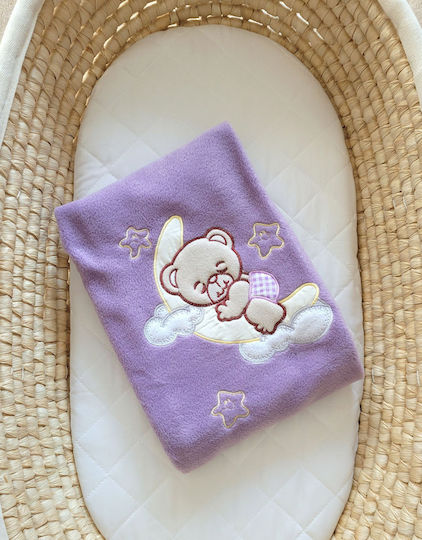 My Sweet Baby Blanket Fleece Purple