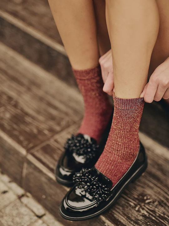 Gabriella Damen Socken Bordo/gold 1Pack Gabriella Damen Socken Bordo/gold 1Pack