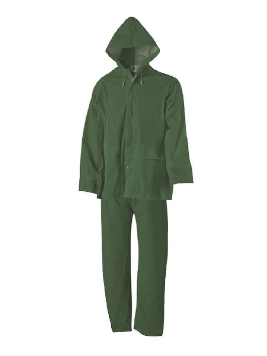Costum Impermeabil Tempest Verde Poly Pvc Xxxl