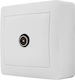 Stinel Karin White TV Terminal Socket External IP20
