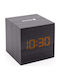 Evelatus Tabletop Digital Clock Wooden Black EMC02BK
