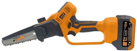 Visco Parts Pruning Battery Chainsaw 2x4Ah Brushless 21V 1.8kg with Blade 15cm