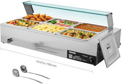 Vevor Θερμαντικό Μπουφέ Σάλτσας με Ισχύ 1500W Vevor Θερμαντικό Μπουφέ Σάλτσας με Ισχύ 1500W