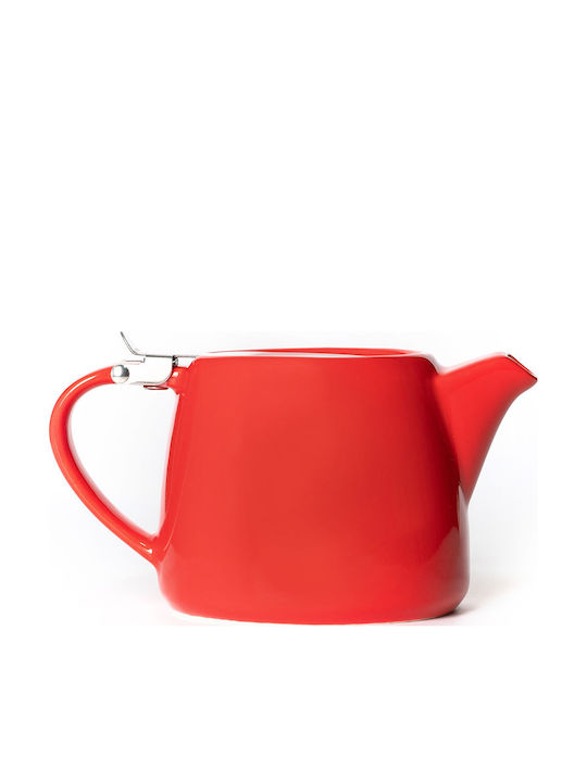 Madras Teapot Porcelain Red 500ml