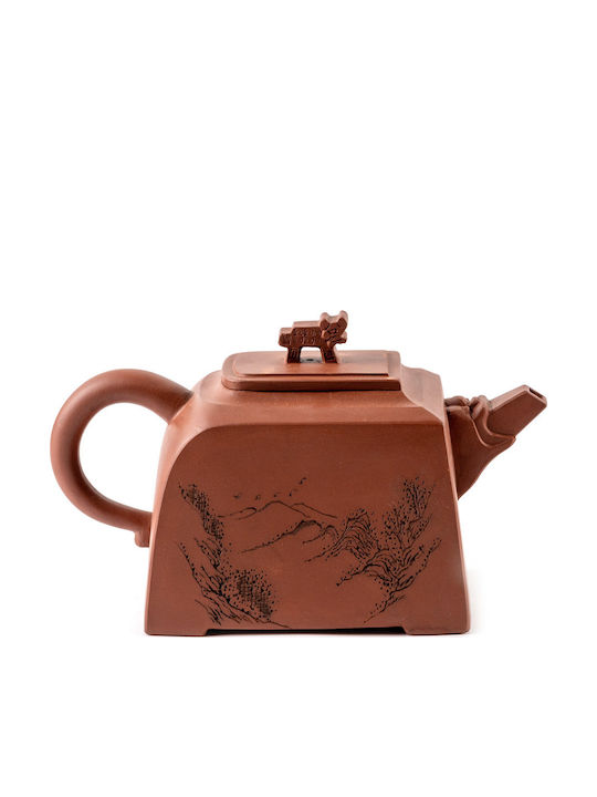 Madras Yixing Teapot Ceramic Red 500ml