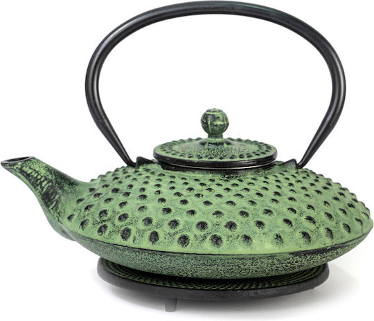 Madras Teapot Cast Iron Green 770ml