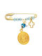 Atofio Kosmima Child Safety Pin made of Gold 9K