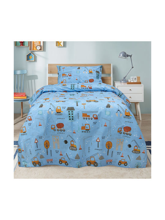 Lino Home Σετ Ημίδιπλα Playground Town 170x260cm