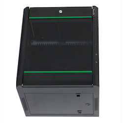 Power On 050185 Wandmontierter 12U Rack-Schrank