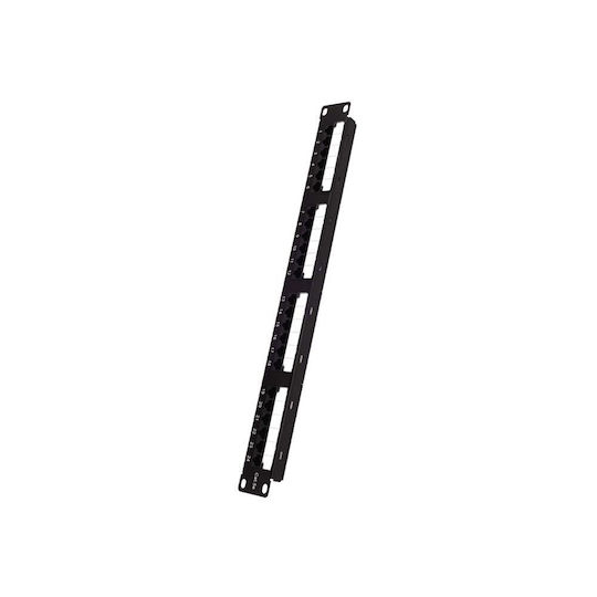 Patch Panel Cat6a 24 Locuri 1u Power On Pp-c6a-u24 Utp Organizare Cablu