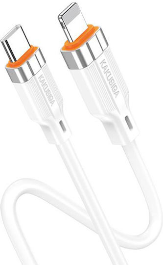 Kakusiga Regular la Cablu Lightning 30W Alb 1m (KSC-995-LC-WH)