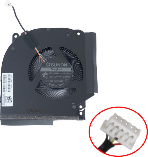 Laptop Fan GPU Cooling Fan HP Victus 16-r 16-s Omen 16-w 16-xd 16-ae 16-ap Mg75091v1-c180-s9a Dc280016hs0suo3 N44738-001 5pin Code 81479
