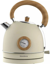 Klausberg KB-7906 1.8 Литра с Мощност 2200W Кафяв Klausberg KB-7906 1.8 Литра с Мощност 2200W Кафяв