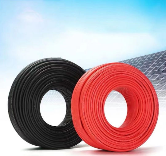 Photovoltaic Cable Pv1-f 4mm² Black – 100m Roll Resistance 1.8kv Dc 70–5035