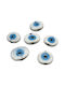 Hanging Lucky Charm Burner made of Glass 2.5x3.3cm 6pcs
