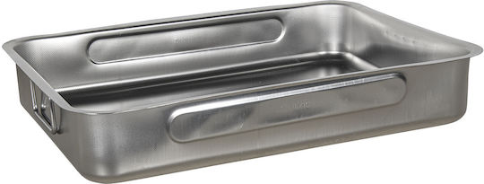 Steel Pan Ταψί από Ανοξείδωτο Ατσάλι 39x53cm Steel Pan Ταψί από Ανοξείδωτο Ατσάλι 39x53cm
