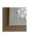 Artekko Mosaic Beige Decorative Painting White Paper Technique Plexiglass Frame 90x5x90 Cm 90cm X 5cm X 90cm