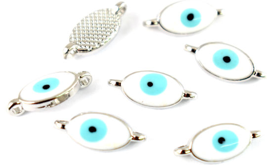 Emaille-Auge 10 Stück Ohrhaken 14mm Msm114 10 Stück