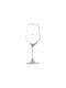 Vicrila Set of Glasses White Wine / Water / Champagne made of Glass in Red Color Stemmed 150ml 6pcs
