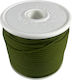 Macrame Laces 2mm Dark Olive Green 40m