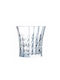 Yuk Set of Glasses Whiskey made of Glass 6pcs