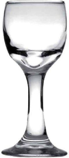 Uniglass Set of Glasses Liqueur/Ouzo / Shooters made of Glass Stemmed 60ml 12pcs