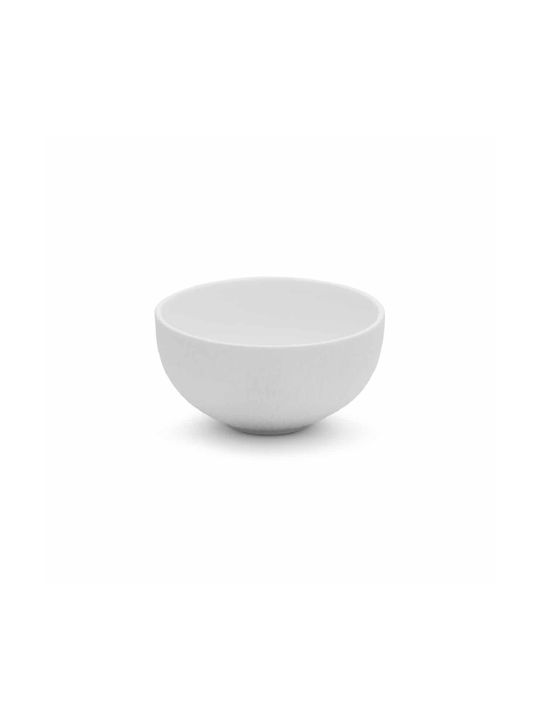 Yuk Serving Bowl Round made of Porcelain White 6pcs